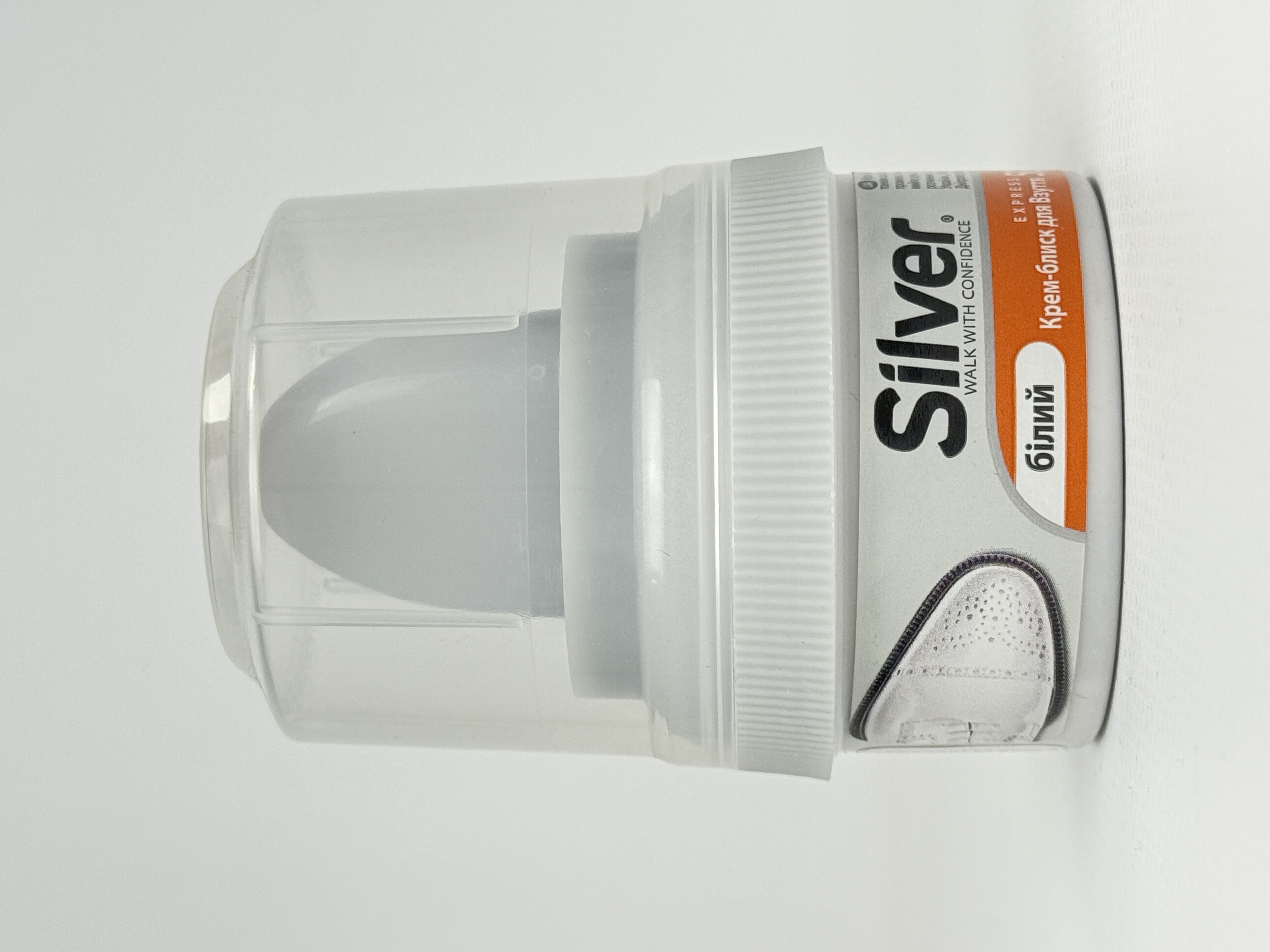 Silver крем-блиск д/взуття банка 50мл білий