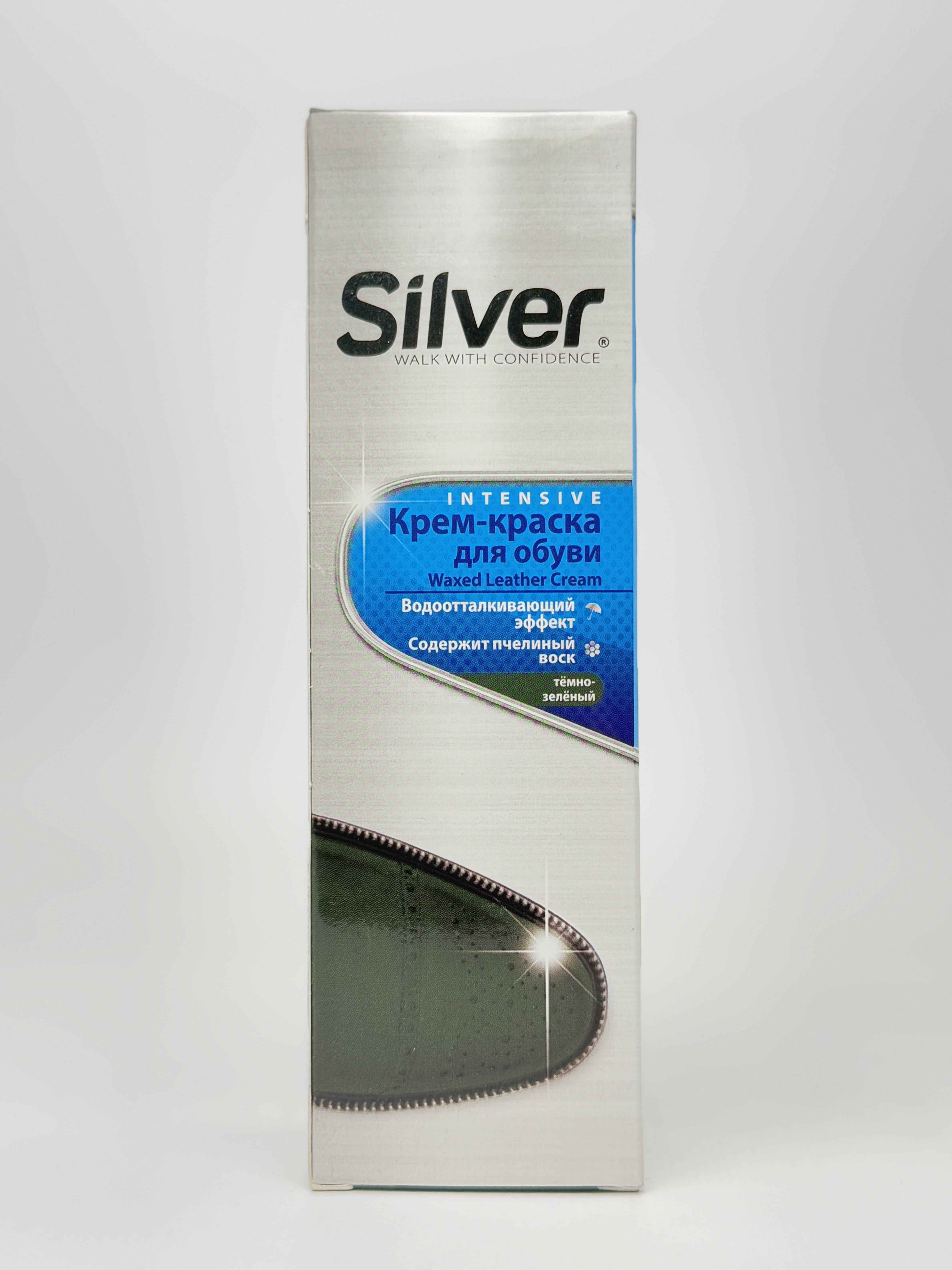 Silver крем-фарба д/взуття тюбик 75мл темно-зелений