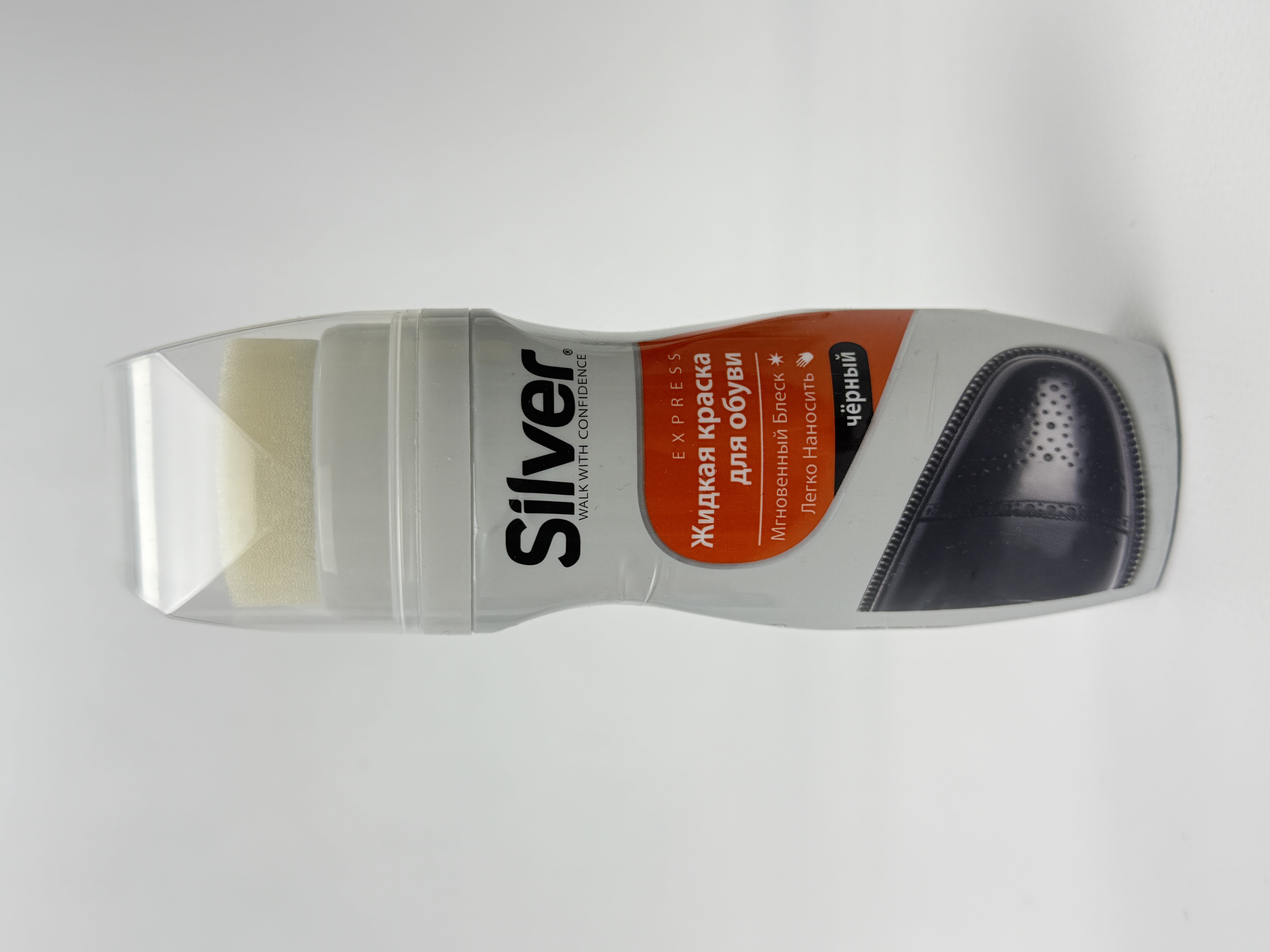 Silver крем-фарба рідка д/взуття 75мл чорн.