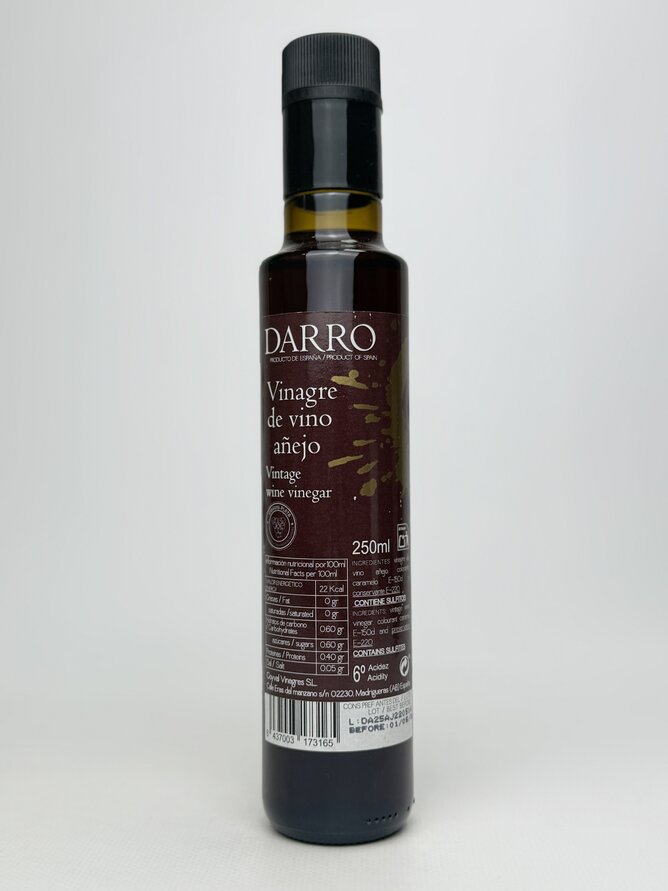 Оцет Darro Vinagre de vino anejo 250г
