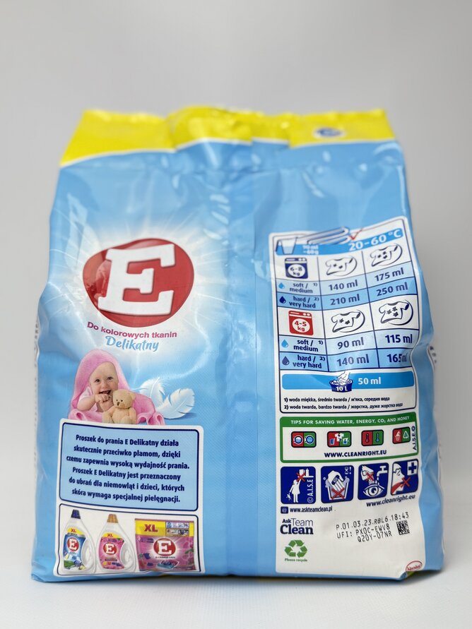 Порошок для прання E Delikatny 3 кг (50) color