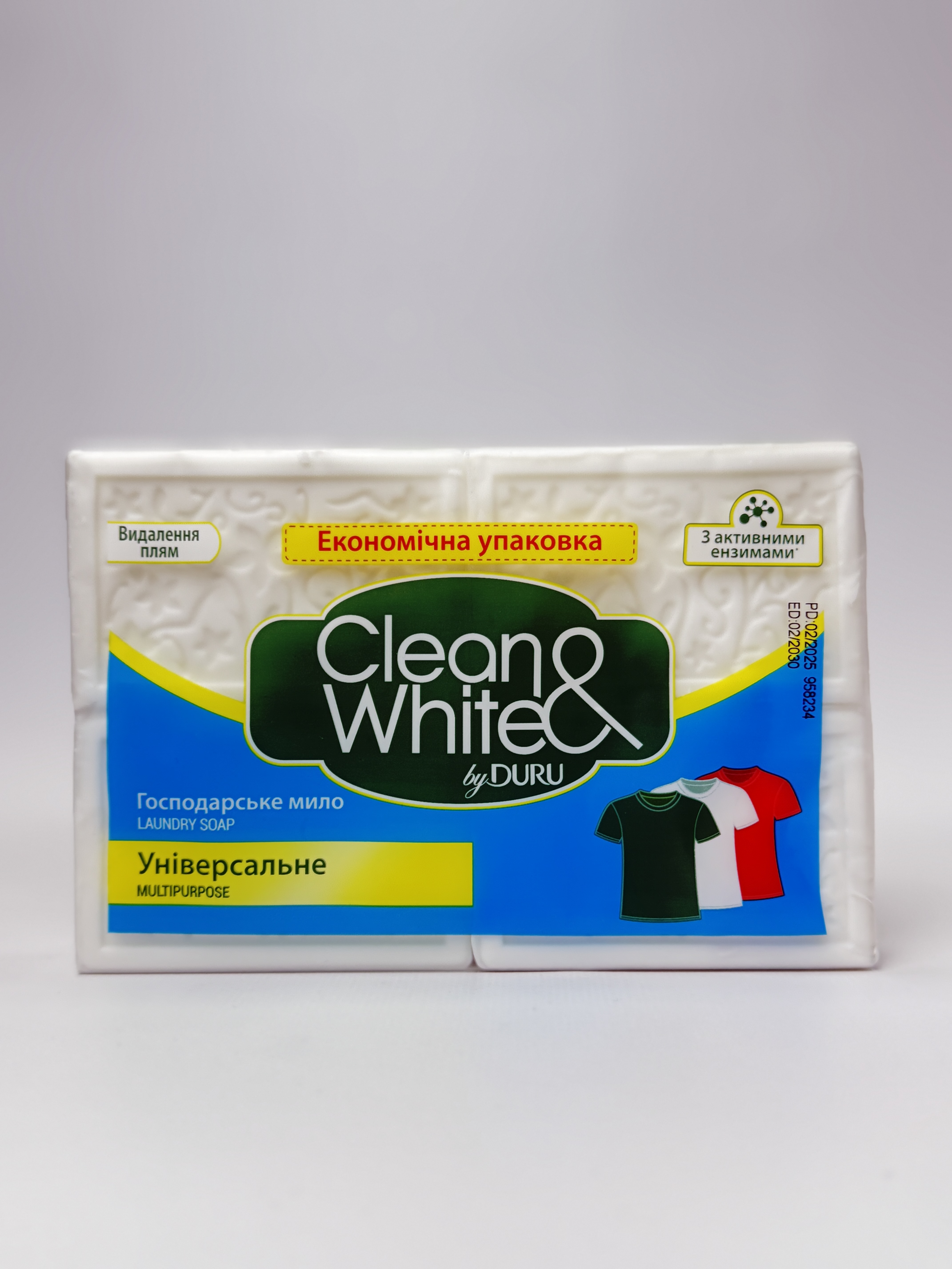 Duru мило Cline&White 4*120гр