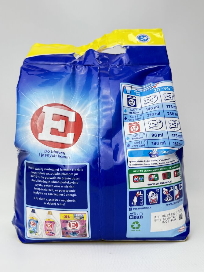 Порошок для прання E Proszek д/делікатних білих 3kg (50)