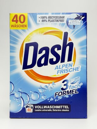 Dash Порошок для прання універсальний 2.6кг (40прань)
