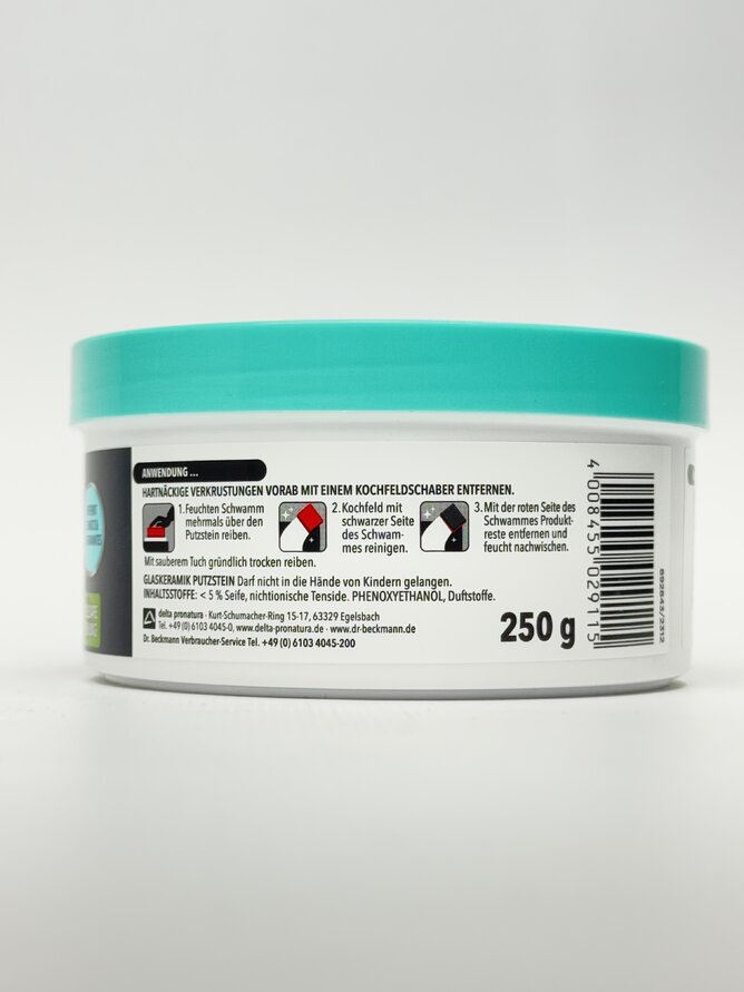Dr. Beckman - Glaskeramikreiniger Putzstein Очисник склокераміки 250g