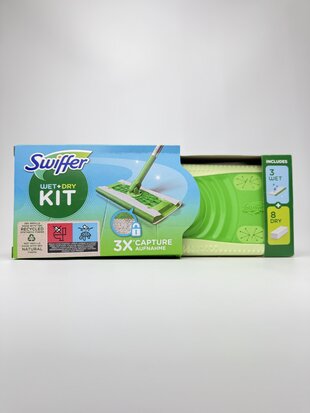 Swiffer - Bodenwischset Wet 3 & Dry 8 Kit 1st