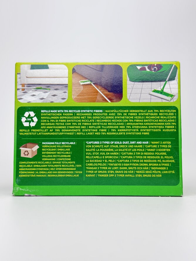 Swiffer Сухі серветки для підлоги DRY 36шт.