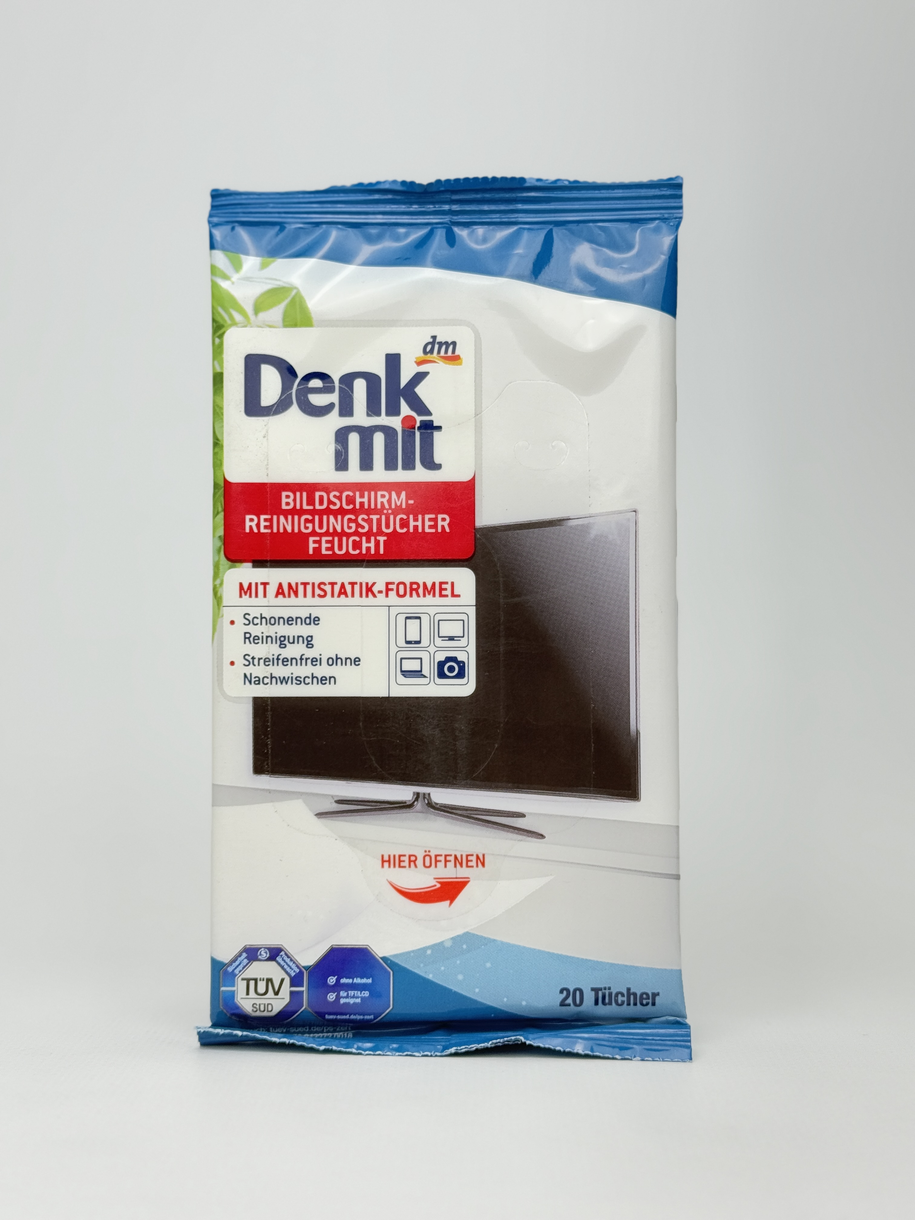 Denk Mit - Серветки вологі д/чищення екрану 20шт