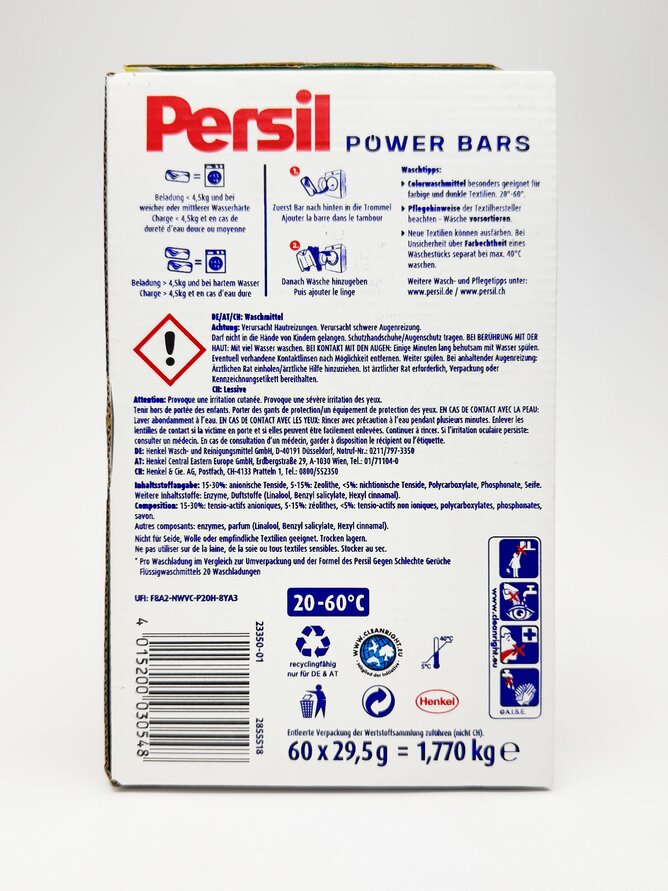 Persil - таблетки д/прання Power Bars Color 60