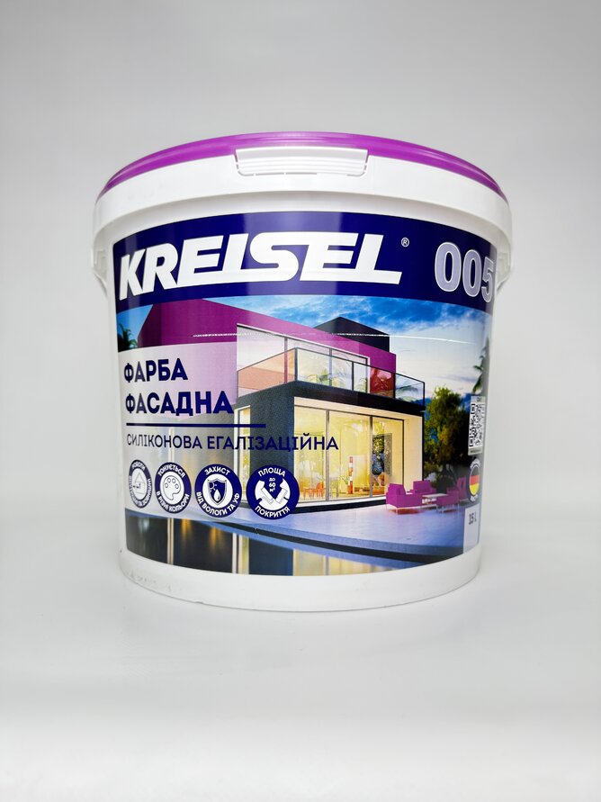 Фарба фасадна акрилова 001 KREISEL А-15л