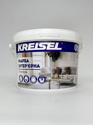 Фарба латексна інтер'єрна 011 KREISEL А-2.5л