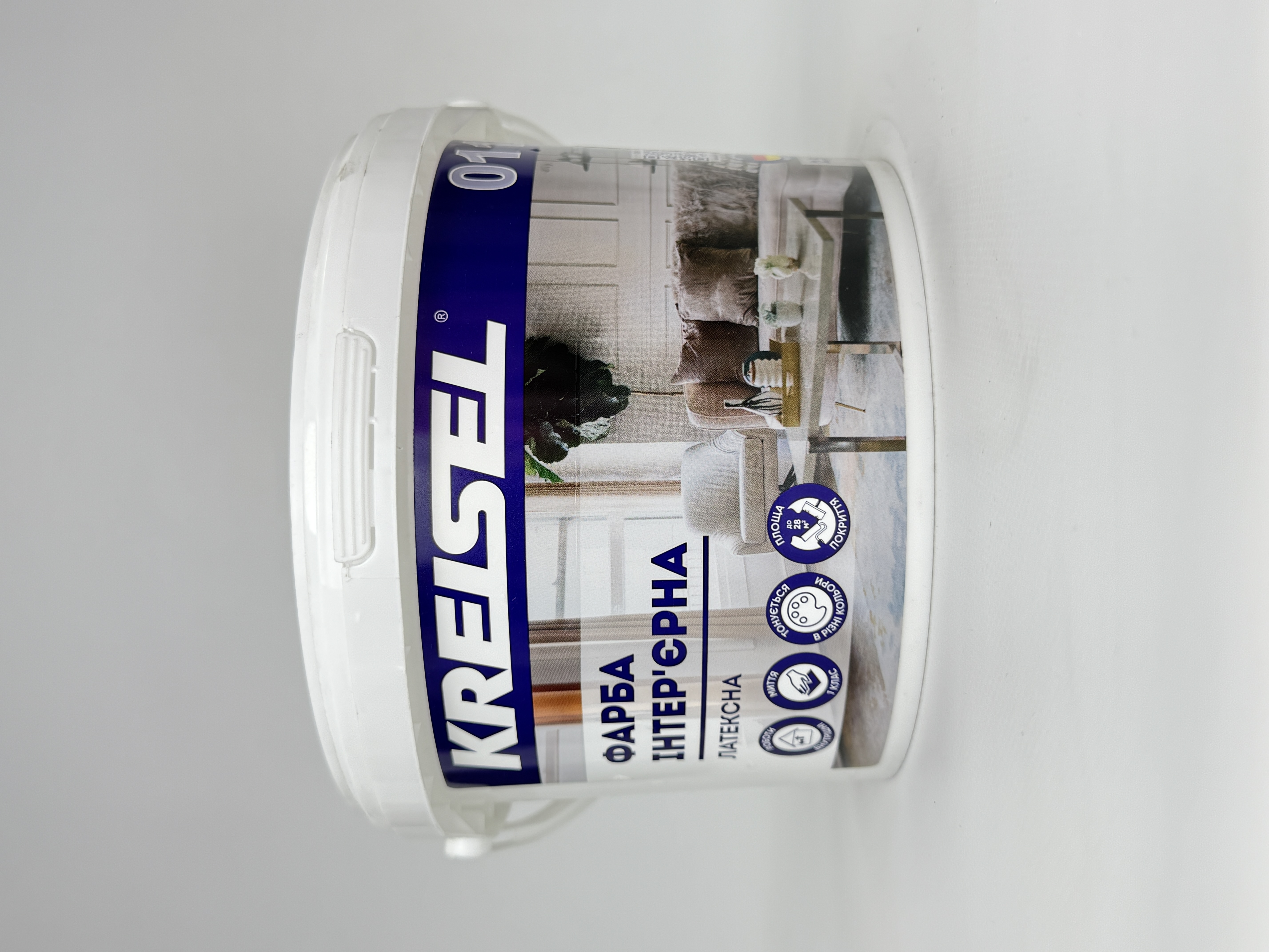 Фарба латексна інтер'єрна 011 KREISEL А-2.5л