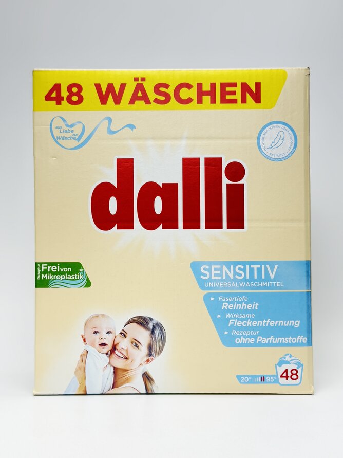 Dalli Порошок для прання Sensitiv 3.12кг (48прань)