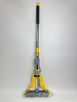 Швабра PVA-насадка 27см м'яка "Метелик". з ручкою телескоп 115-135см