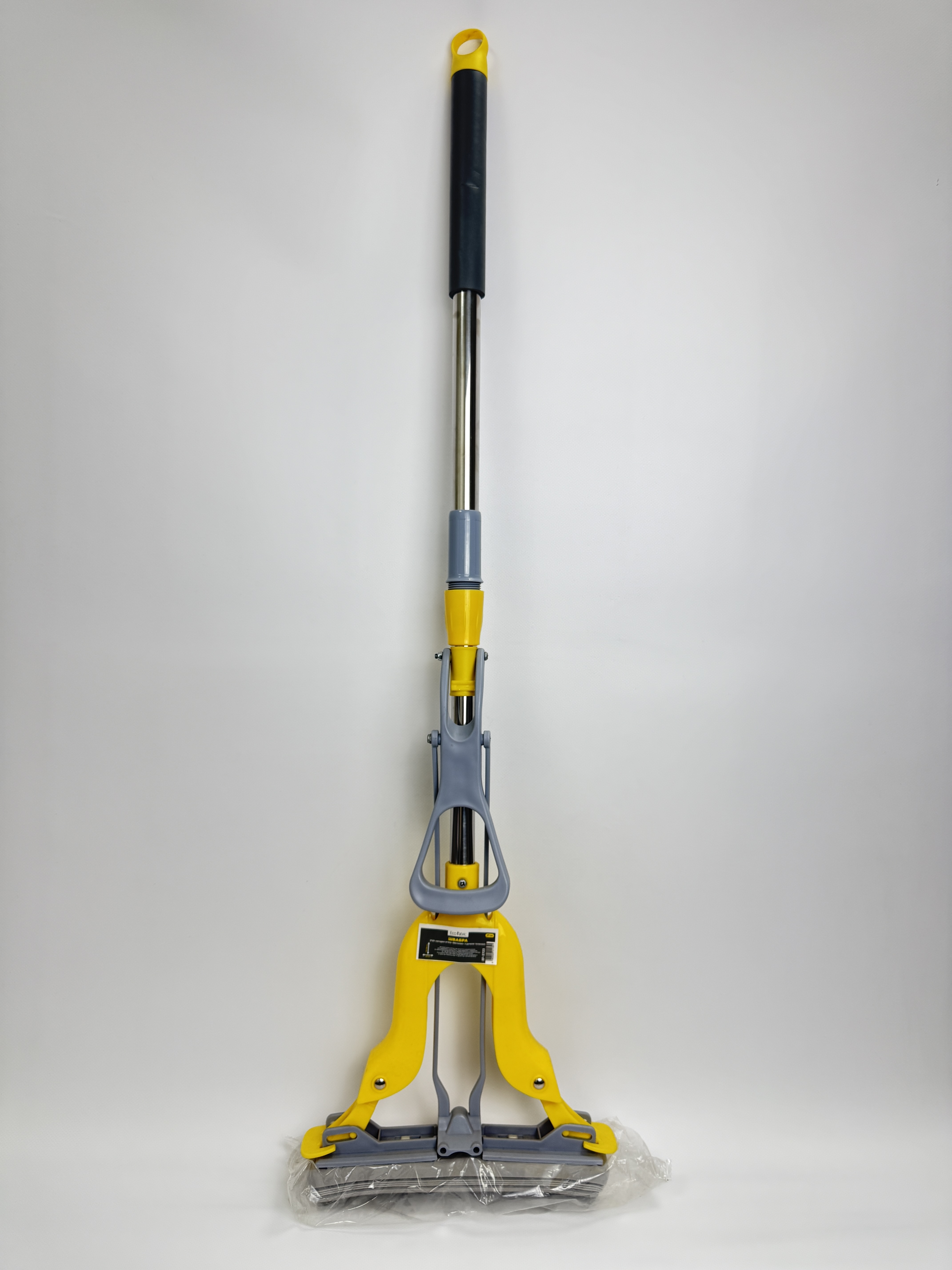 Швабра PVA-насадка 27см м'яка "Метелик". з ручкою телескоп 115-135см