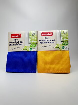 Profissimo - 2in1 - Fenstertuch aus Microfeinfaser Серветка для скла 1st