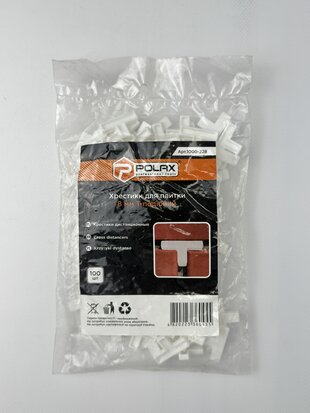 Хрестики для плитки Т-подібні 8мм. 100 шт.