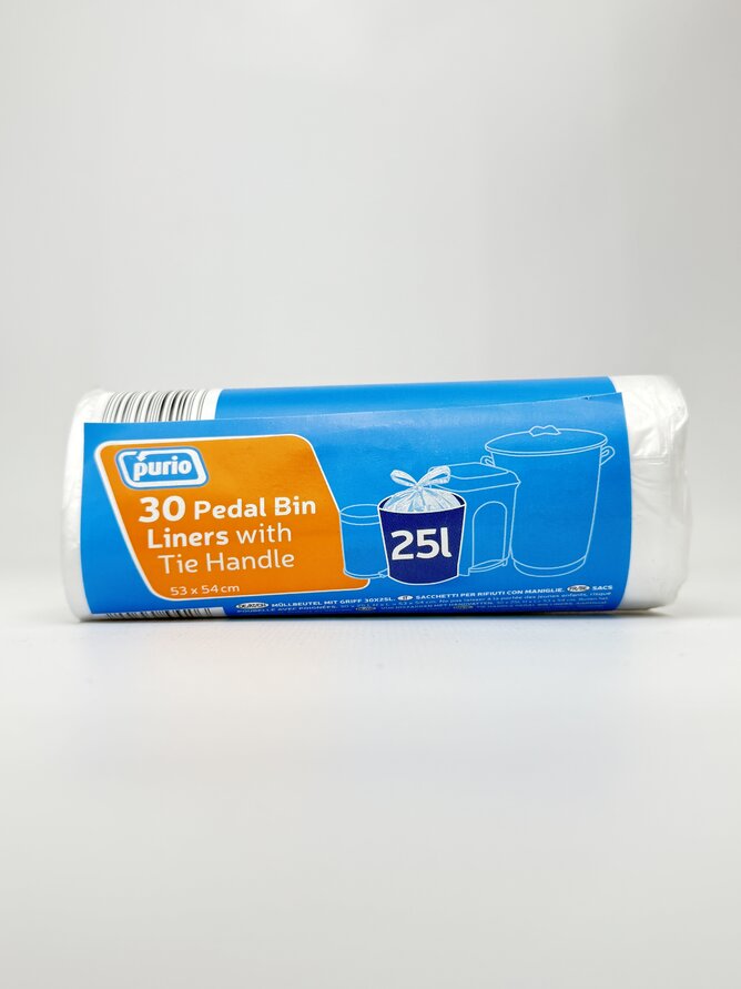 Мішки для сміття Purio з ручками 25L 30St