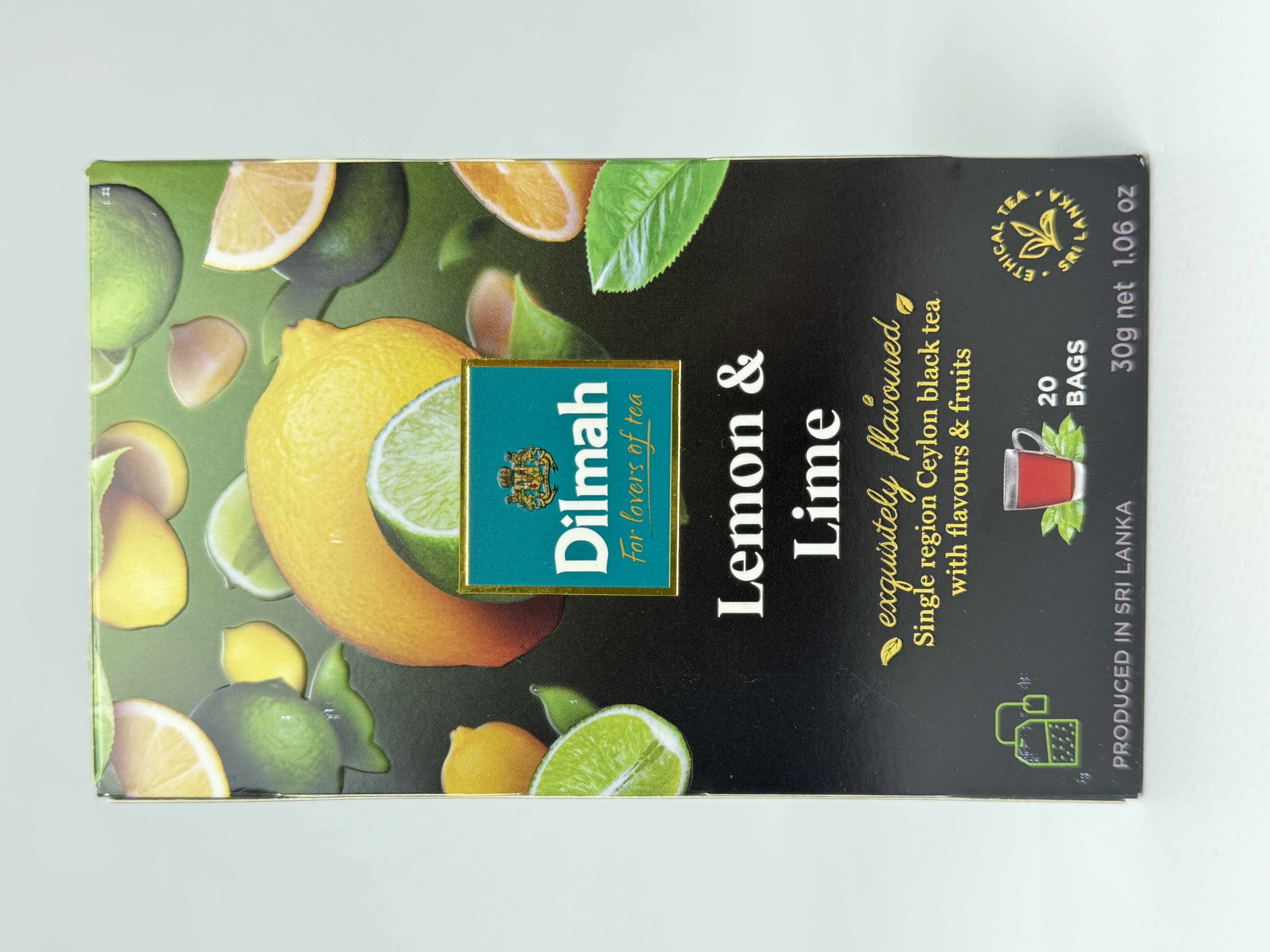 Чай Dilmah Лимон і Лайм 20х1.5