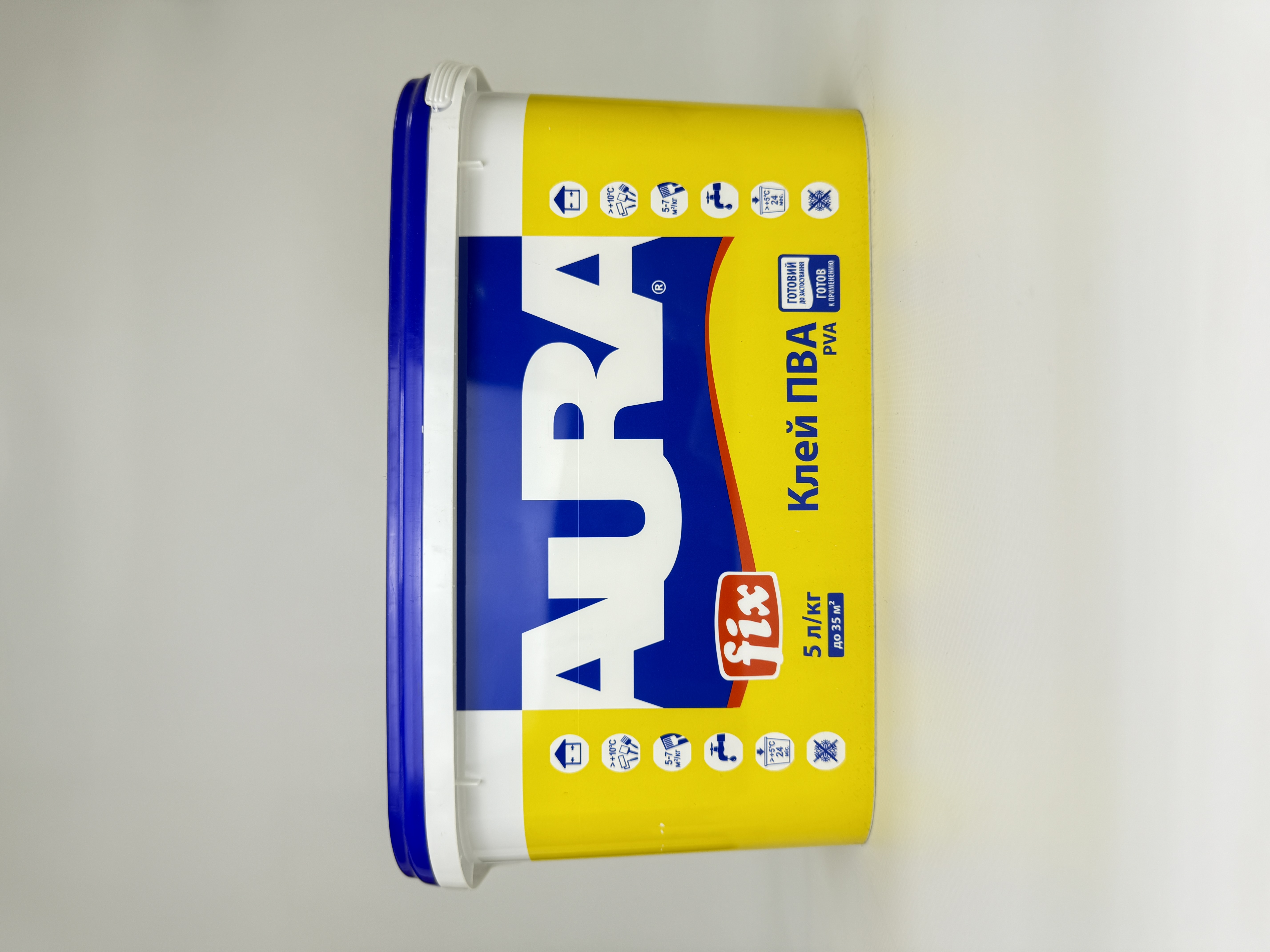 Клей ПВА Fix 5л AURA