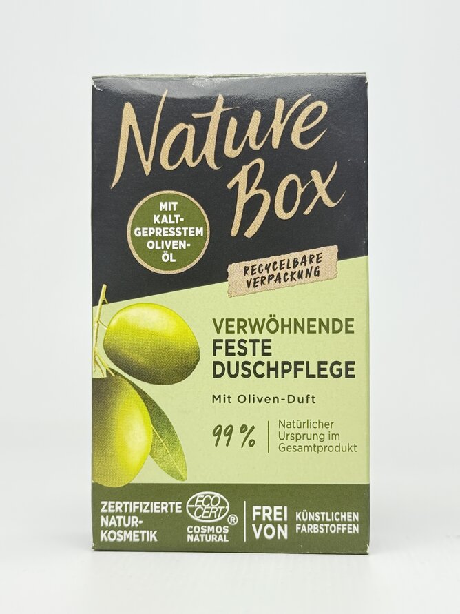 Nature Box - Твердий гель для душу Oliven 100g