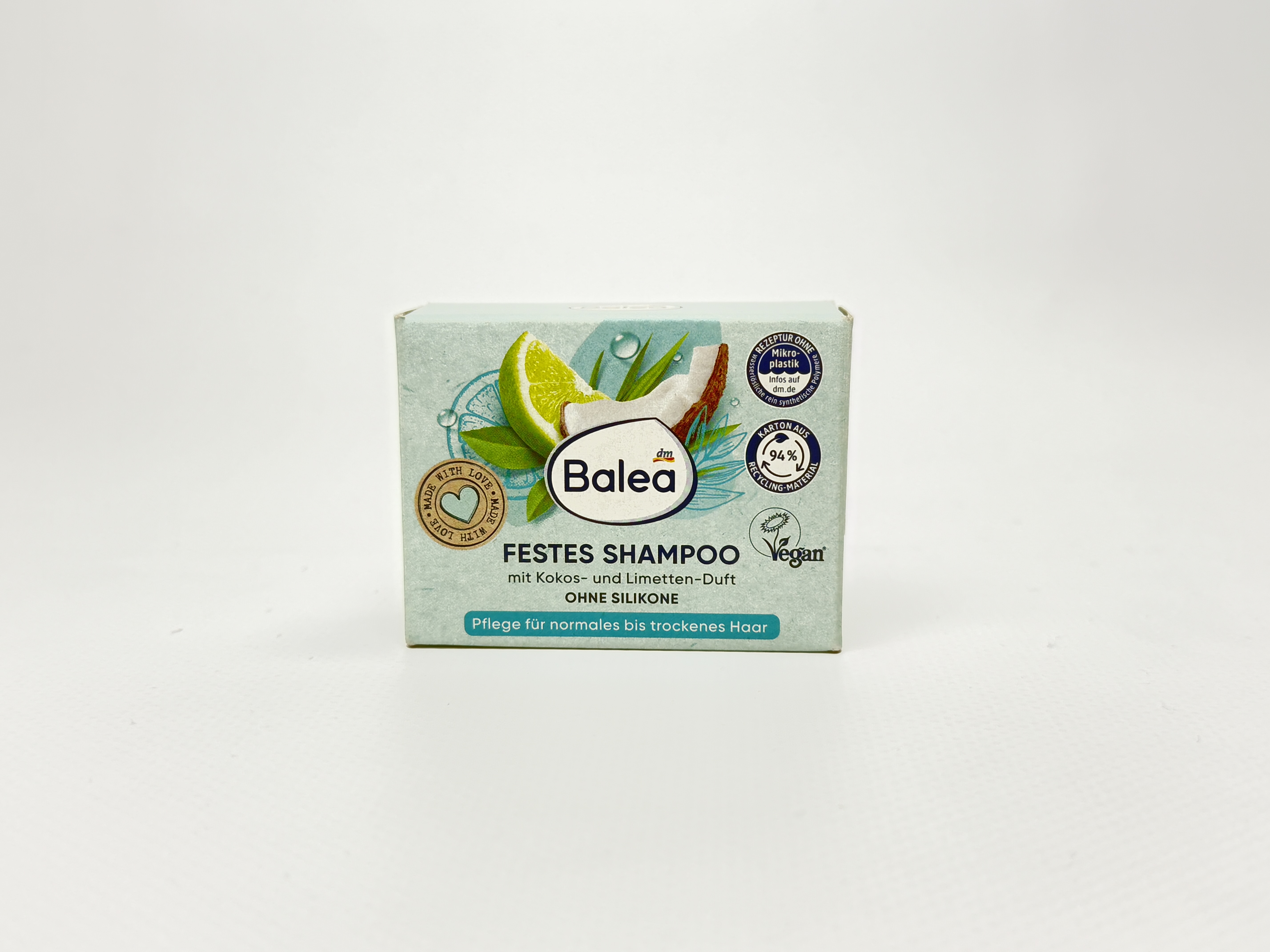 Balea - Мило Шампунь Тверде Festes Shampoo Kokos-Limette 60g