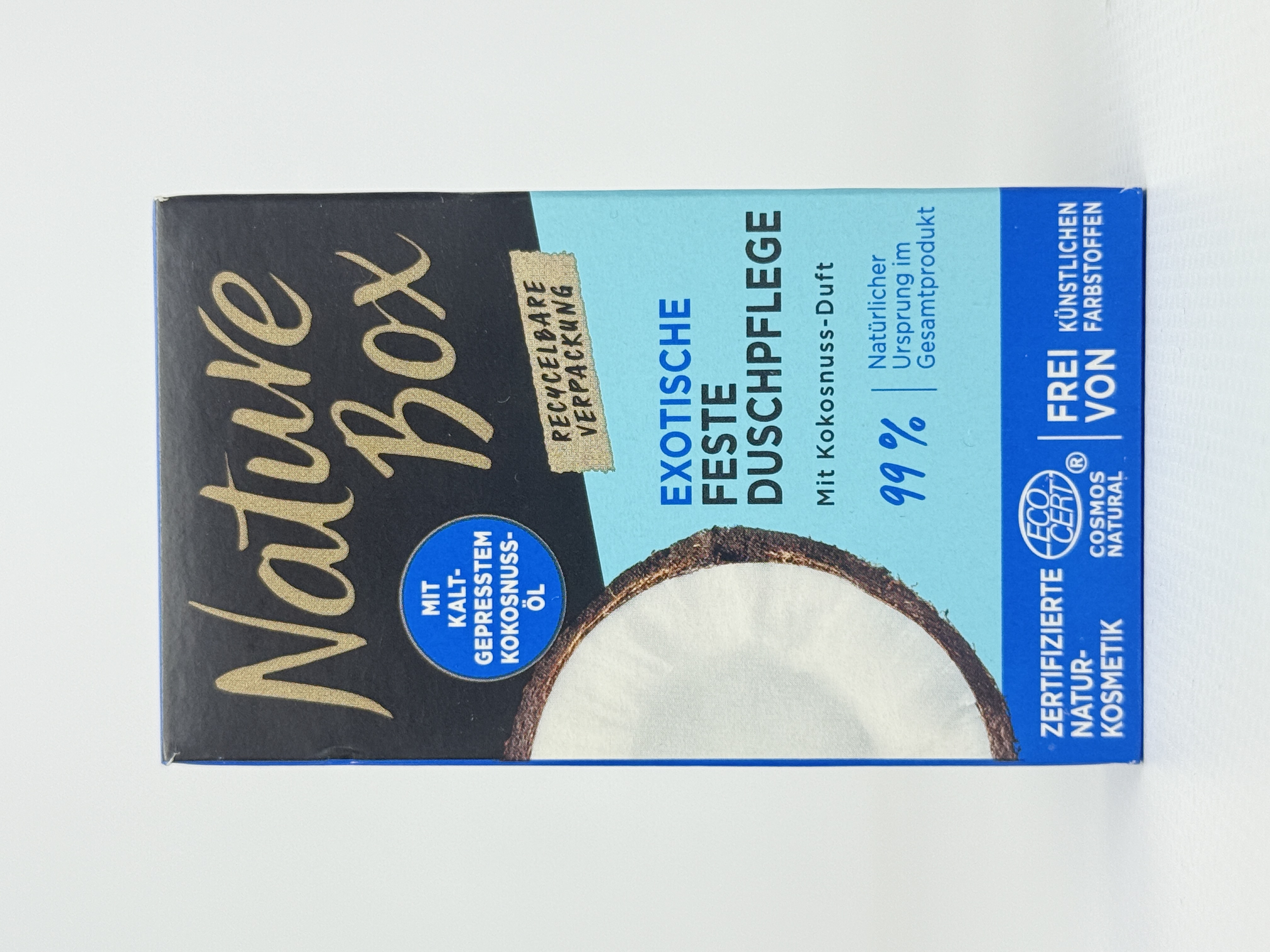 Nature Box Твердий гель для душу Кокос 100г