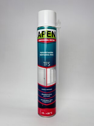Піна монтажна з трубочкою APEN TFS літня 720 мл/830г