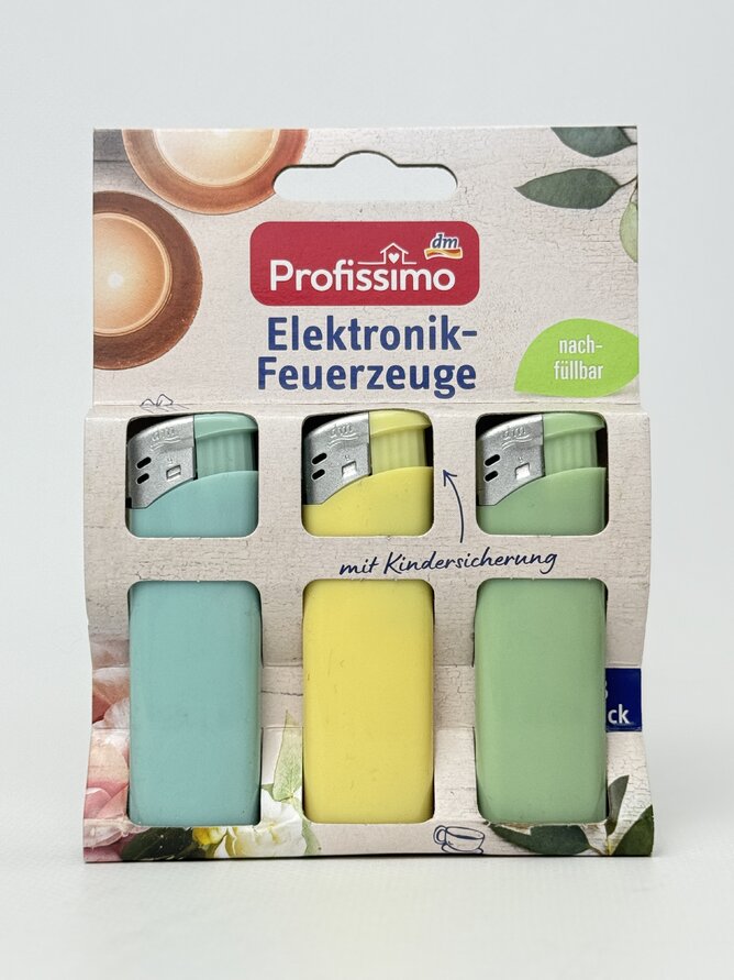 Profissimo - Elektronik-Feuerzeuge Запальничка 3St