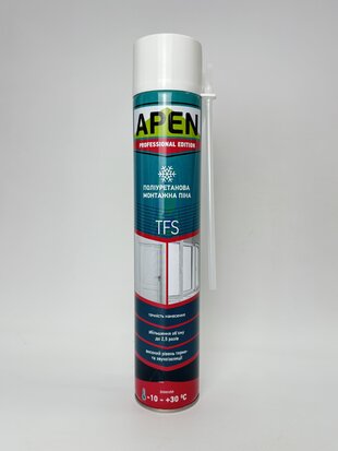 Піна монтажна з трубочкою APEN TFS Winter 775 мл/865г