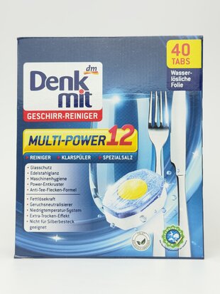 Denk Mit Таблетки для посудомийних машин Multi-Puvwer 40 шт.