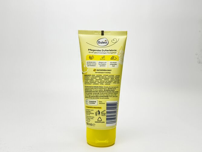 Balea Крем для рук із пахти і лимона. Handcreme Buttermilk & Lemon 100мл