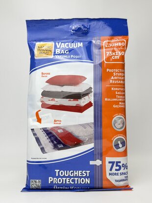Вакуумний пакет для одягу Jumbo (73х130 см)