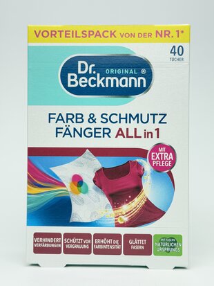 Dr. Beckman - Farb&Schmutz Серветки антилінька кольорові 40st