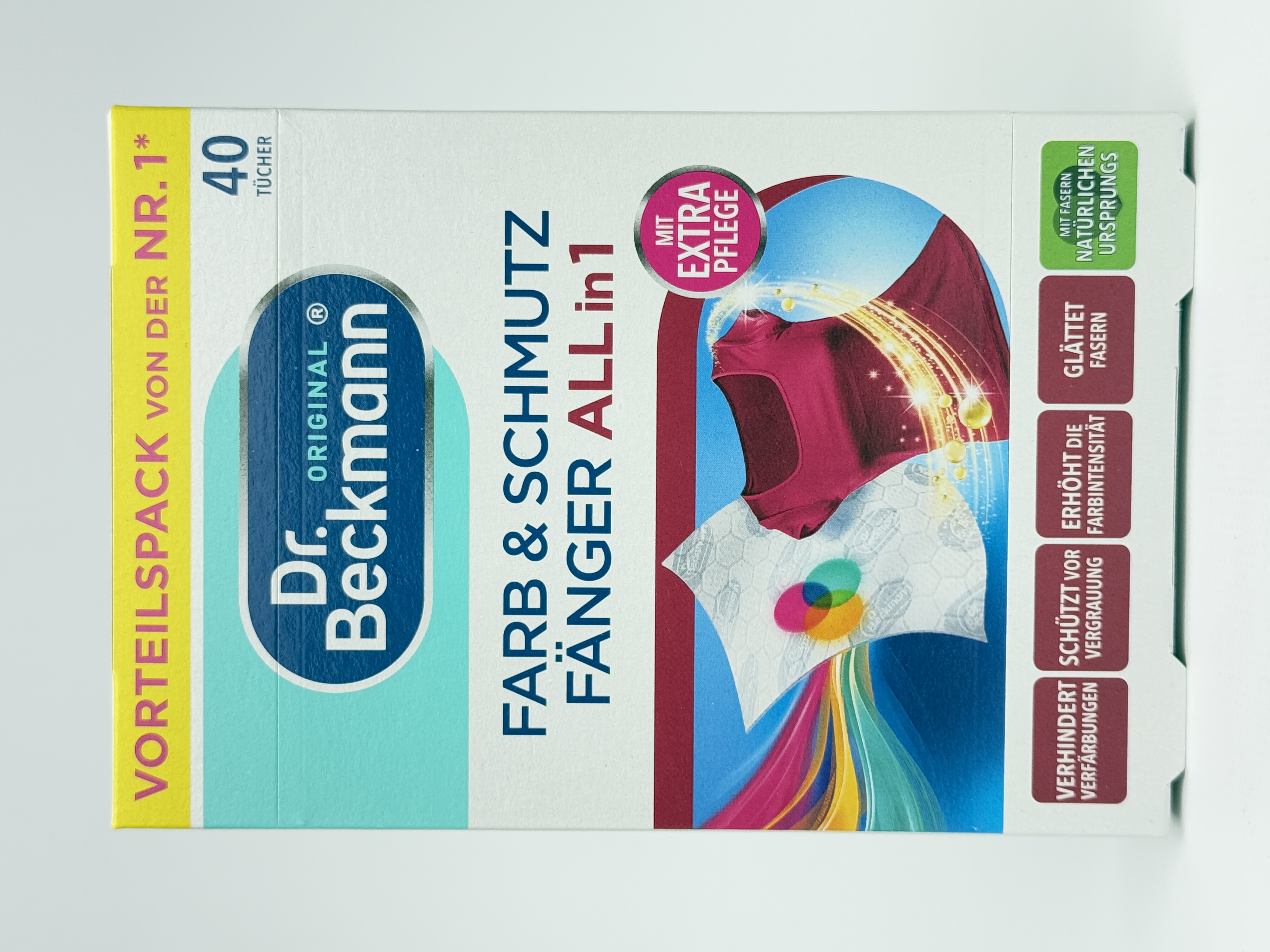 Dr. Beckman - Farb&Schmutz Серветки антилінька кольорові 40st