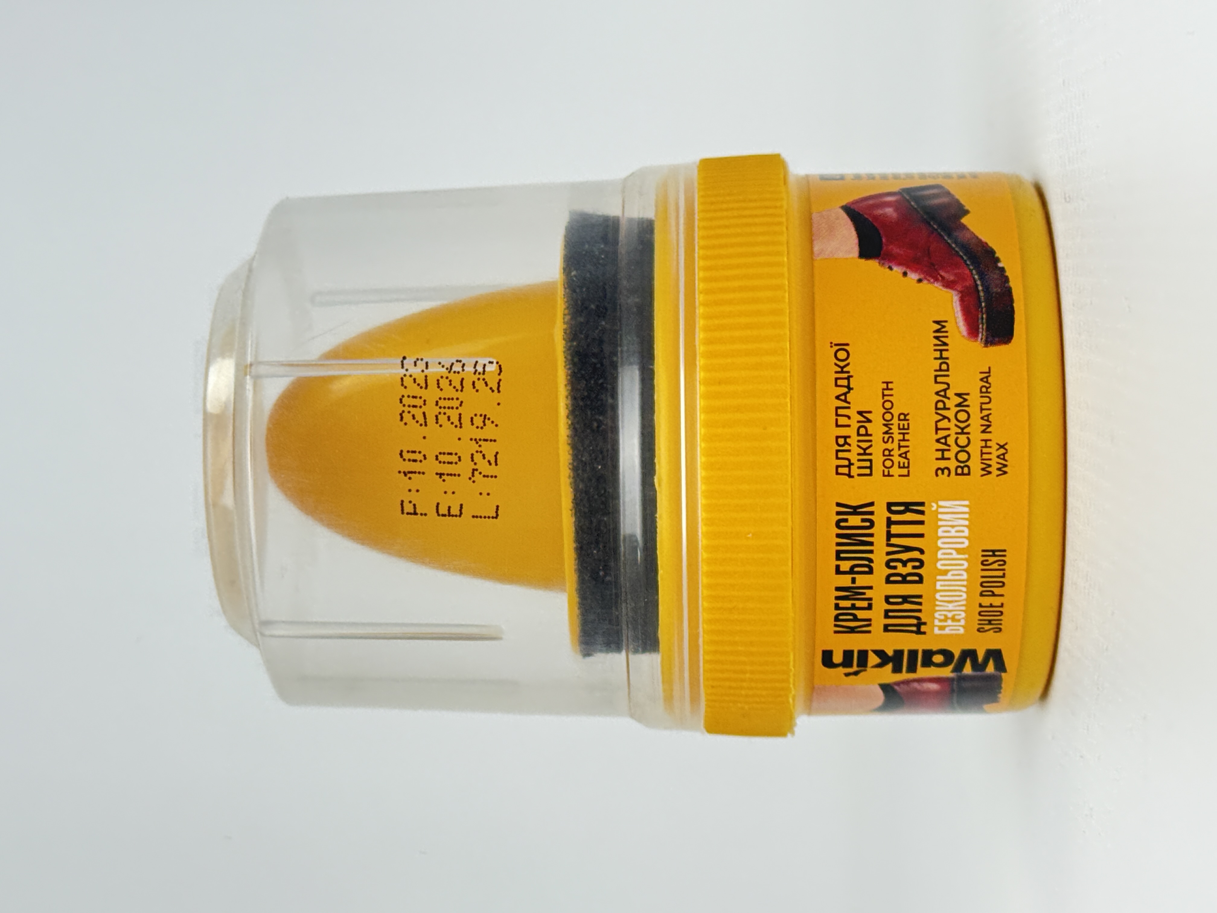 WALKIN Крем-блиск для гладкої шкіри з аплікатором 50г безкольоровий