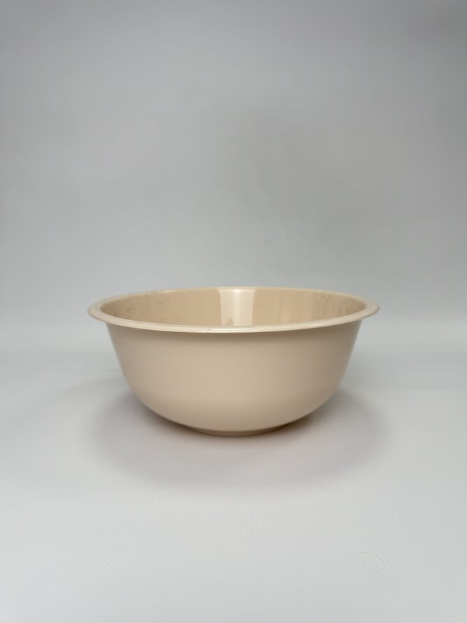 Миска 2.5л. d234. h100. св. бежева