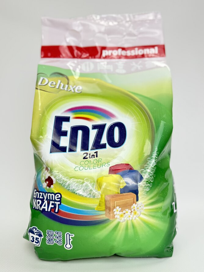 Deluxe ENZO Порошок для прання кольорових речей 2.45кг(35 прань)