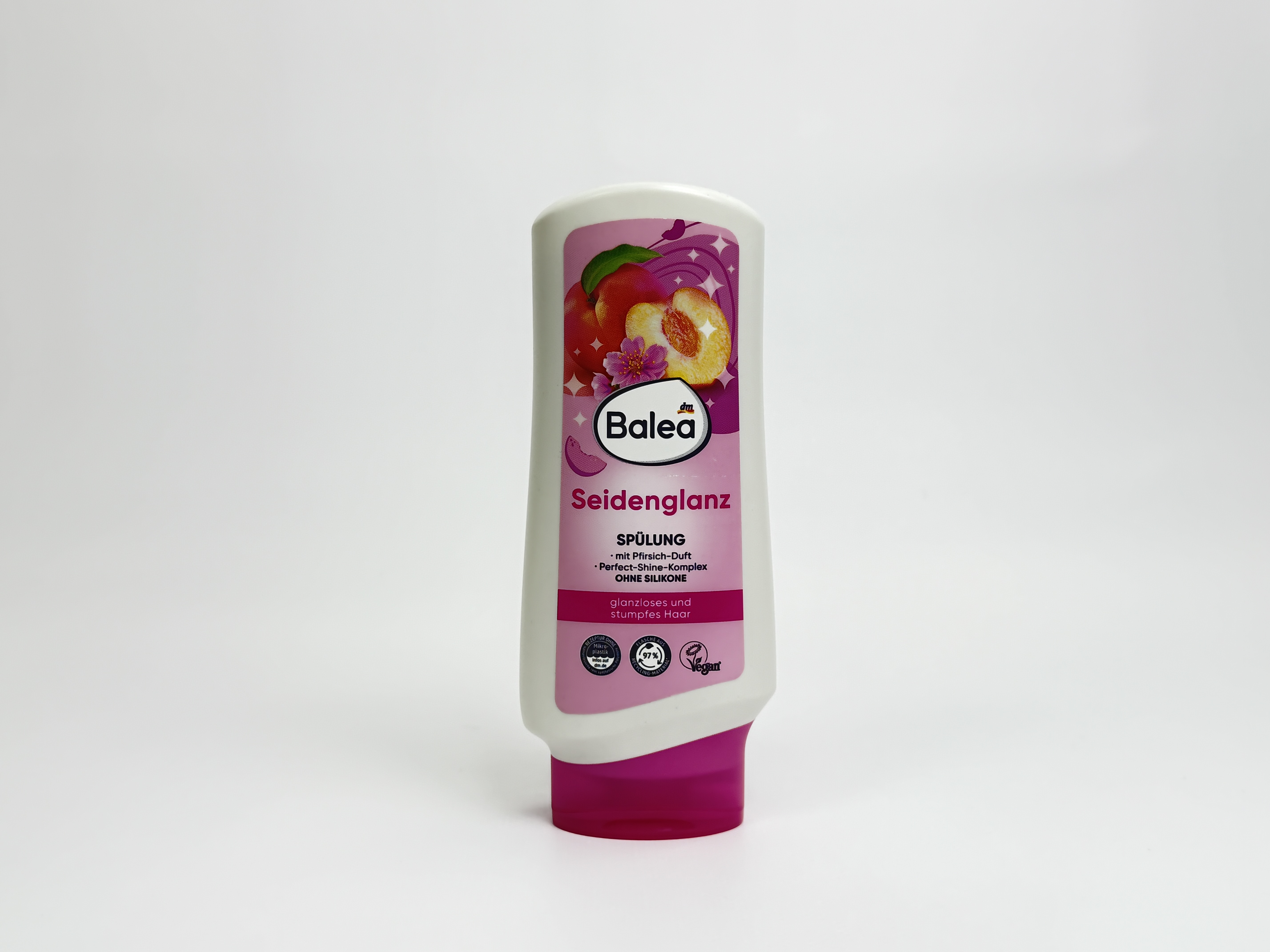 Balea кондиціонер для волосся Блискучий ефект персик 300 мл