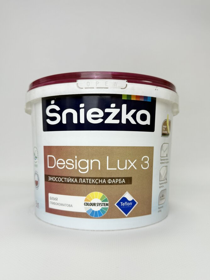Фарба Снєжка Design Lux 3л/4 кг