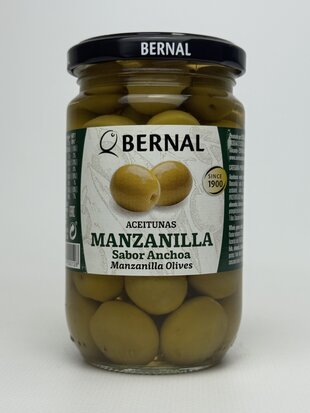 Оливки Bernal Manzanilla з кісточкою 300 г