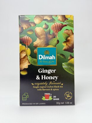 Dilmah Чай Ginger & Honey (Імбир та Мед). 20 tea bags - 30г