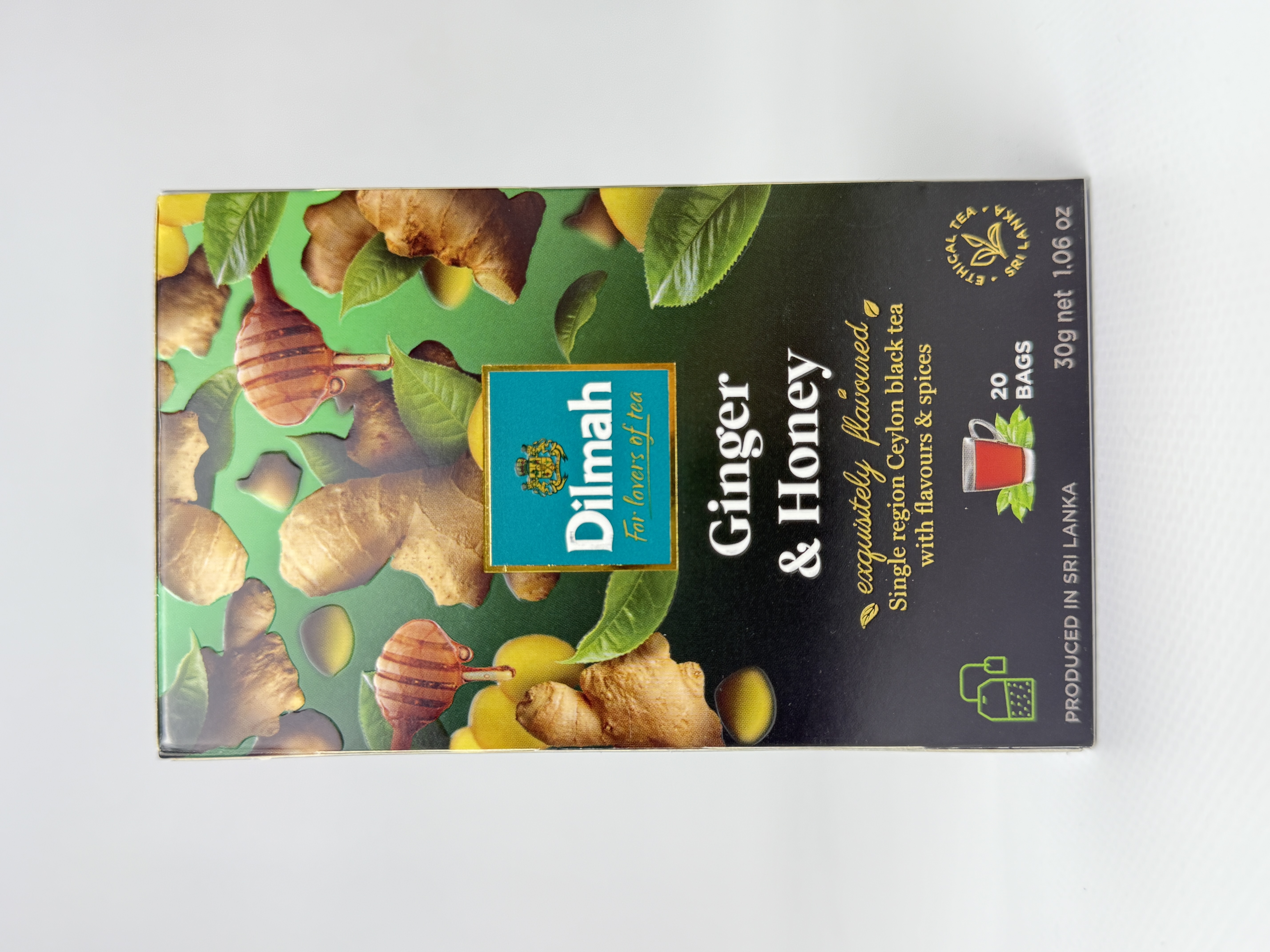 Dilmah Чай Ginger & Honey (Імбир та Мед). 20 tea bags - 30 g