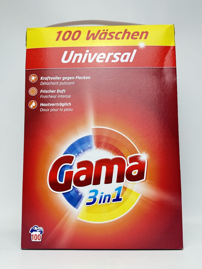 Gama Порошок для прання 3in1 Universal 6.0кг (100)