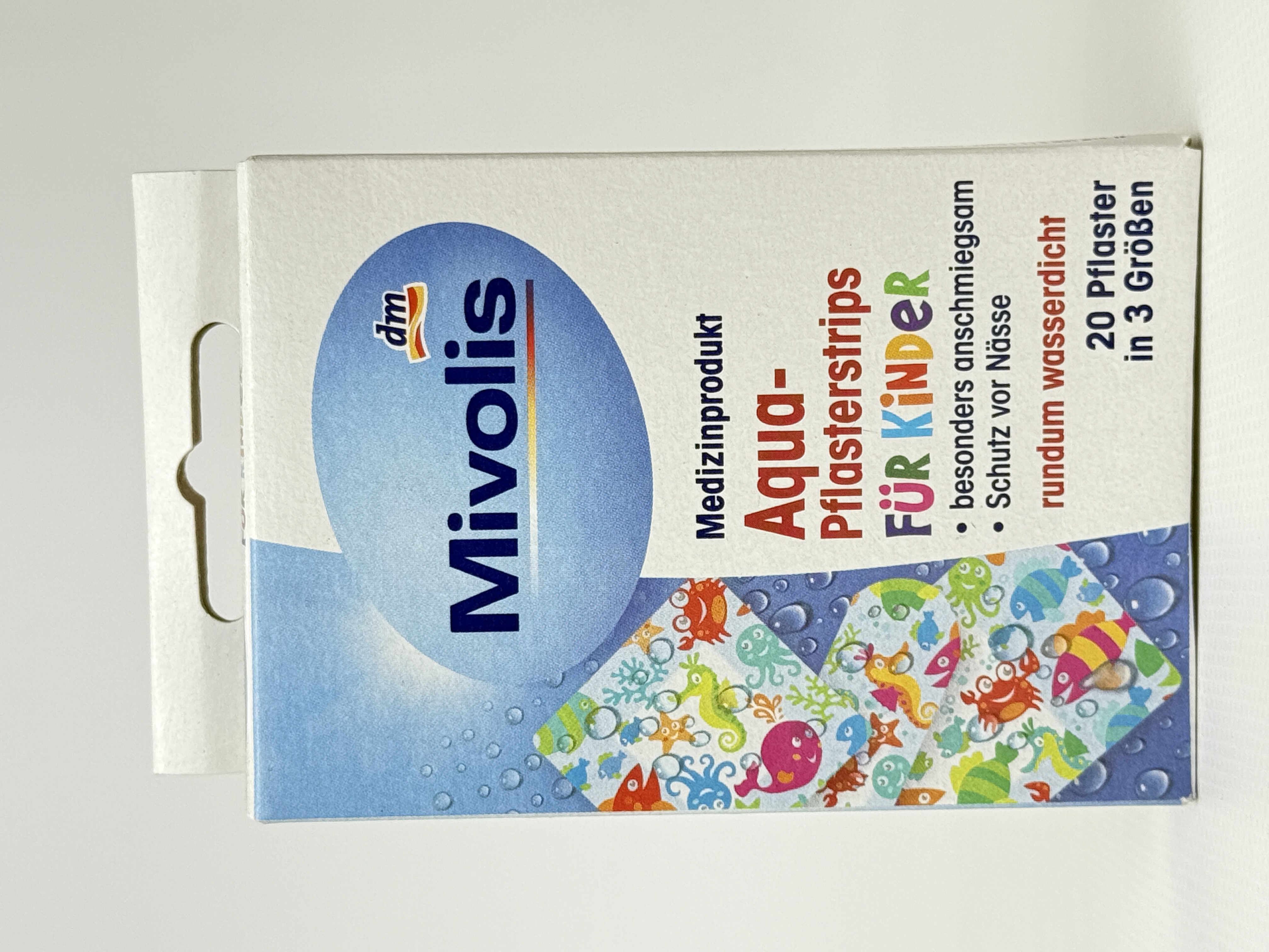 Пластир Mivolis Aqua дитячий 20 шт.