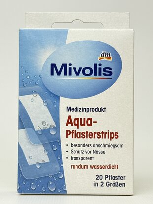 Пластир Mivolis Aqua-Pflasterstrips 20 шт.
