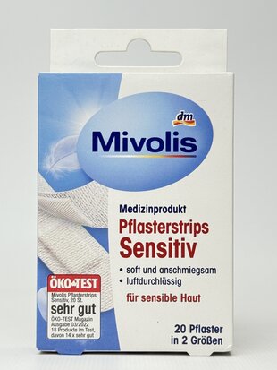 Пластир Mivolis Sensitiv 20 шт.