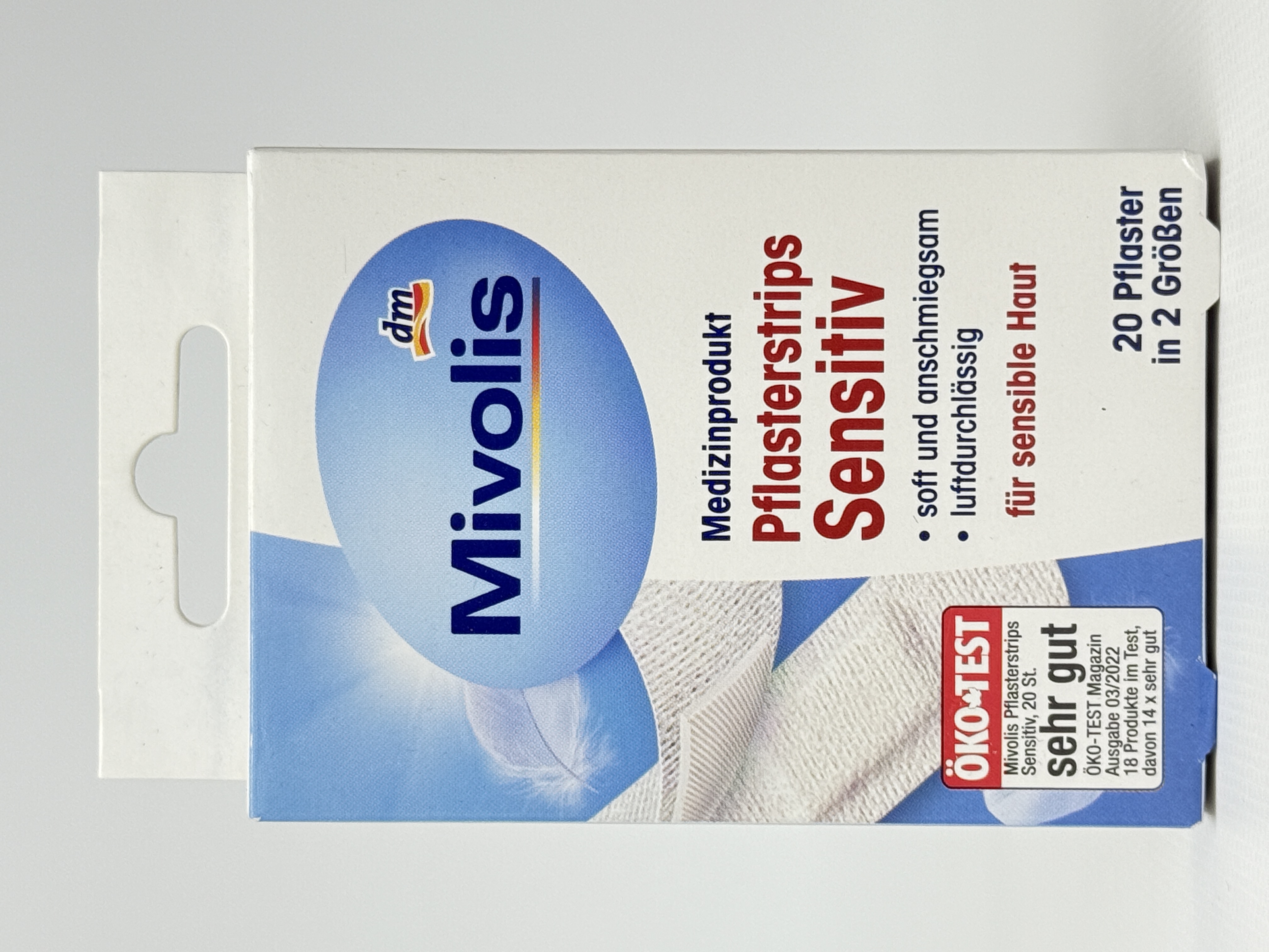 Пластир Mivolis Sensitiv 20 шт.