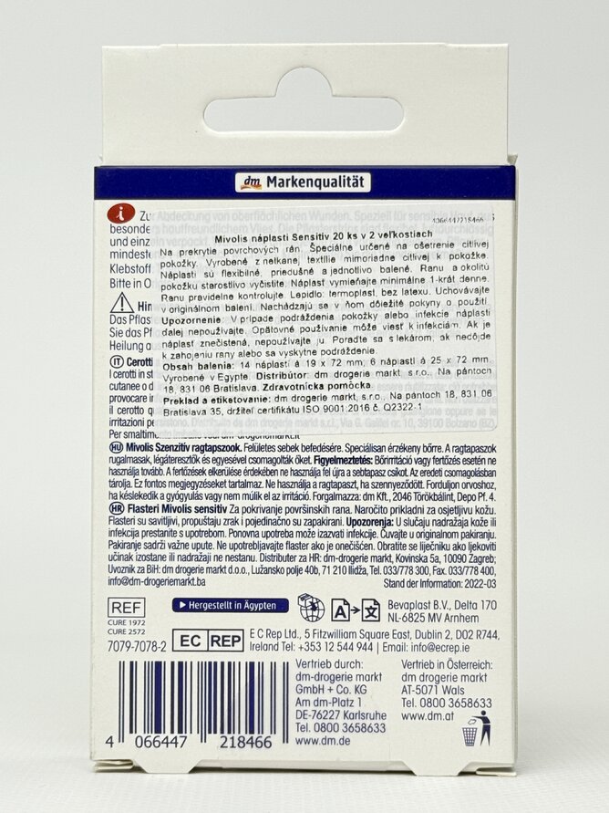 Пластир Mivolis Sensitiv 20 шт.