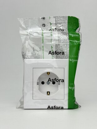 Розетка 1-а з/з біл. Schneider ASFORA EPH2900121